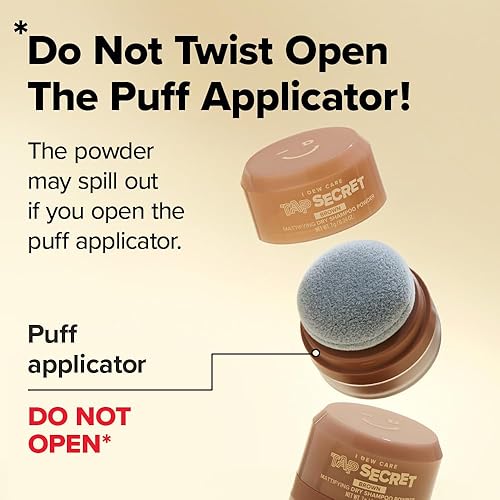 Vista 30 de I DEW CARE Tap Secret - Champú seco en polvo con biotina – Tap Secret Original Fortalecimiento y voluminización, recargable, tamaño de viaje, sin