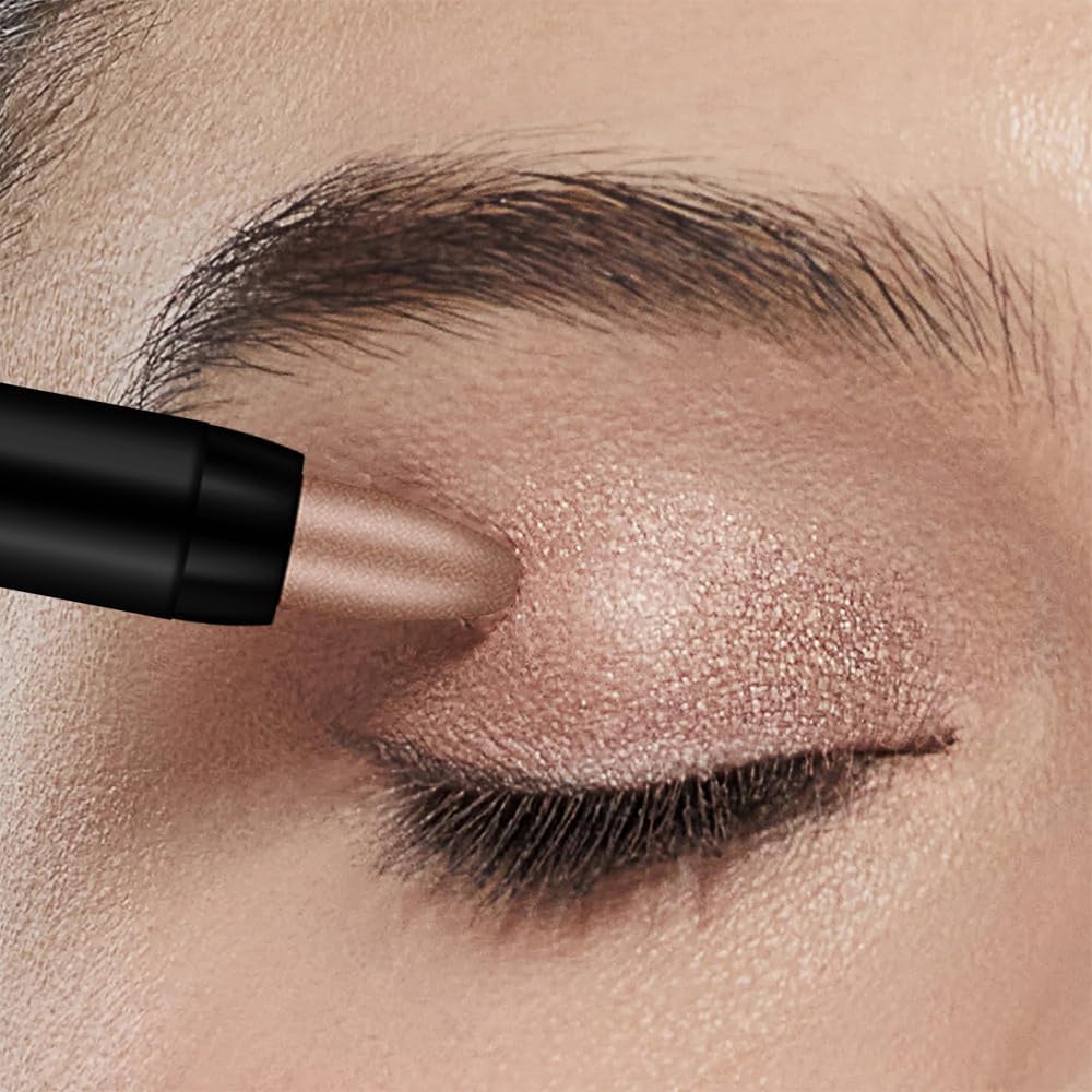 Ombretto Stick Crema Brillante Ombretto Stick 16 Colori Evidenziatore Penna Eyeliner Ombretto Glitter Impermeabile, Trucco Occhi Sfumabile, Vegano e Cruelty-Free (Color : 16 Color)