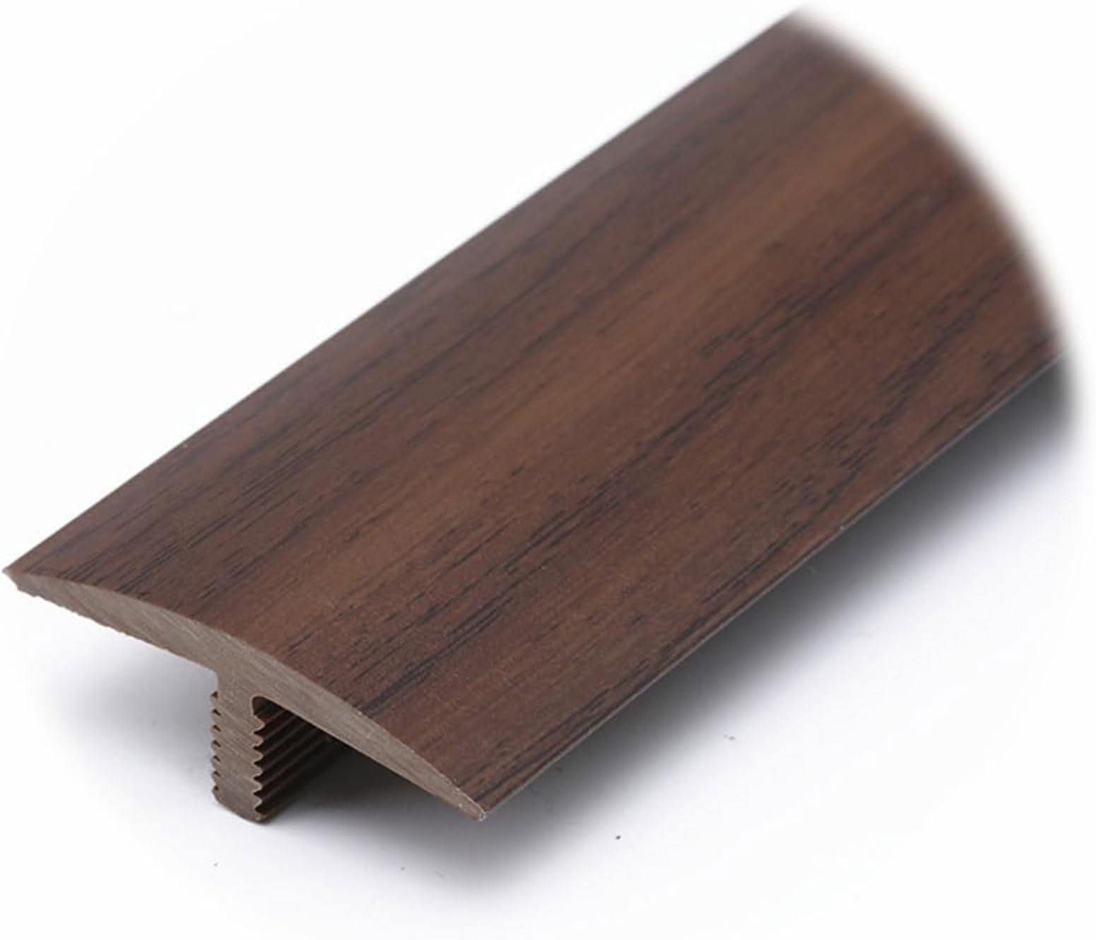Usknxiu Self-Adhesive Transition Strip for Joining Floor Gaps, PVC T Molding Laminate Floor Strip, Cuttable Doorway Threshold Transition Strip, Flat Divider Strip,E
