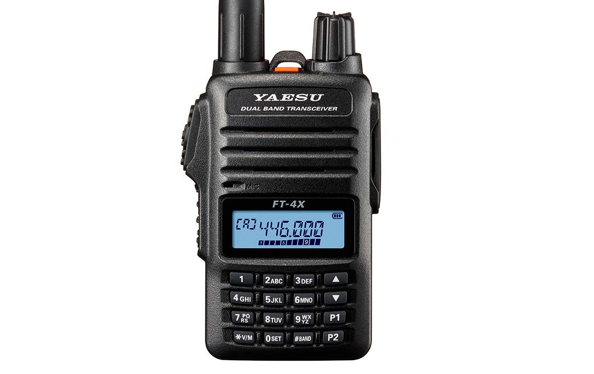 Yaesu - FT4XE, Walkie talkie bibanda VHF/UHF, 144-440 MHz, auricolare PIN19M