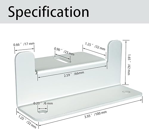 Miniatura 3 de D&ONEHOS Soportes en Z de montaje en panel solar, construcción ligera de aluminio libre de corrosión para caravanas, remolques, barcos, yates, pared