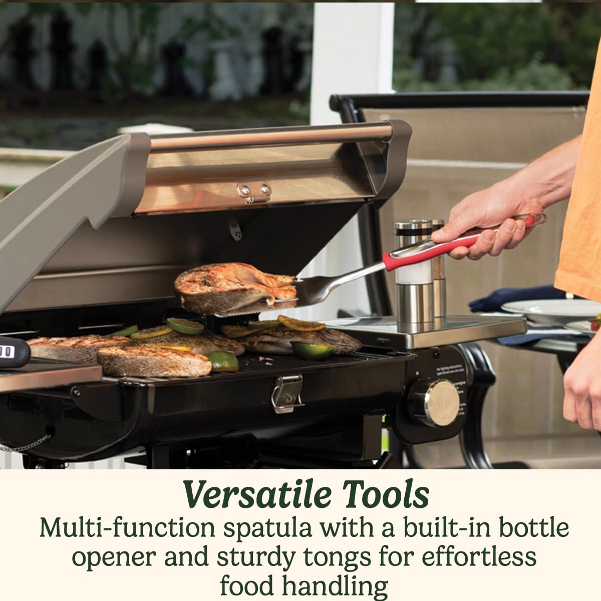 Cuisinart BBQ Tool Set including Glove, Black, Taille unique - Image 4