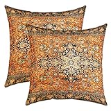 Photo Gallery federe decorative ethnic pattern orange boho southwest farmhouse bohemian flower abstracts brown geometric exotic tribal flowers set of 2 cerniera invisibile federe confezione arredamento casa pe Photo Gallery federe decorative ethnic pattern orange boho southwest farmhouse bohemian flower abstracts brown geometric exotic tribal flowers set of 2 cerniera invisibile federe confezione arredamento casa pe