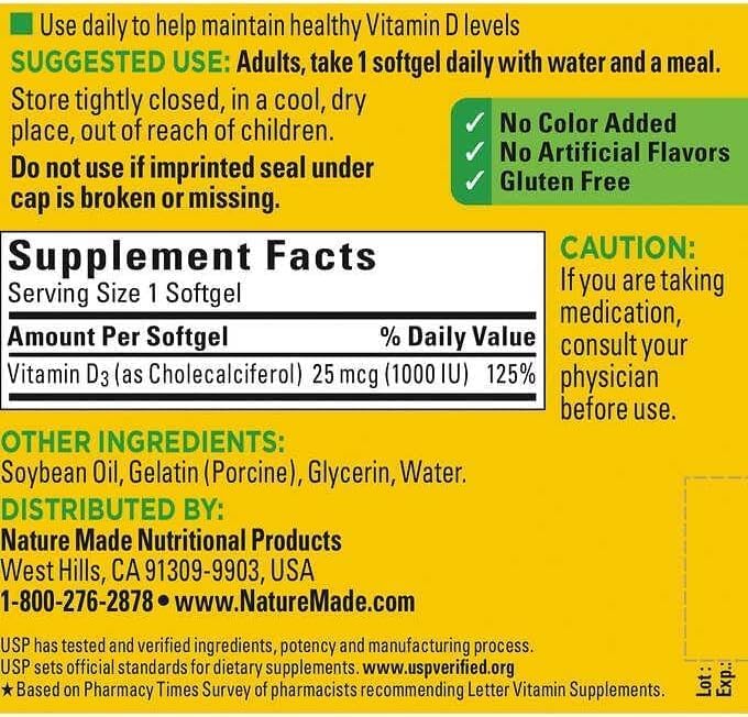 Miniatura 2 de Nature Made Hierro 65 mg (325 mg de sulfato ferroso) 365 comprimidos, suministro de 365 días, suplemento dietético para apoyo de glóbulos rojos