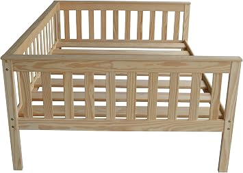 Pine Full Mission Daybed, Unfinished