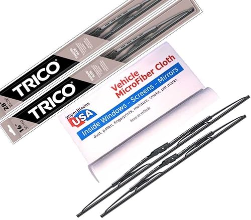 Juego de 2 limpiaparabrisas para Nissan Altima DriverPass Trico 2016 con microfibra interior de coche