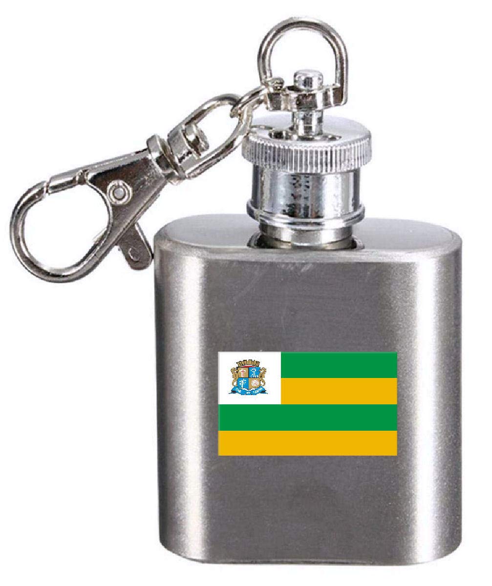 Flasque porte-clés drapeau Aracaju Brésil pour alcool de poche