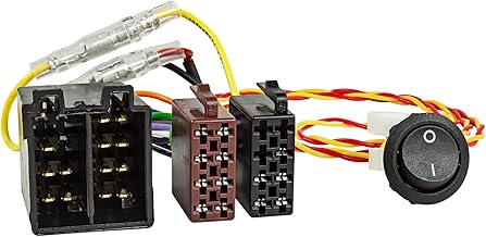 tomzz Audio 7000-028 Radio Adapter Kabel ISO-ISO Strom + Lautsprecher mit EIN-AUS Schalter z.B. für Wohnmobile FIAT Ducato (Radio EIN ohne Zündung)