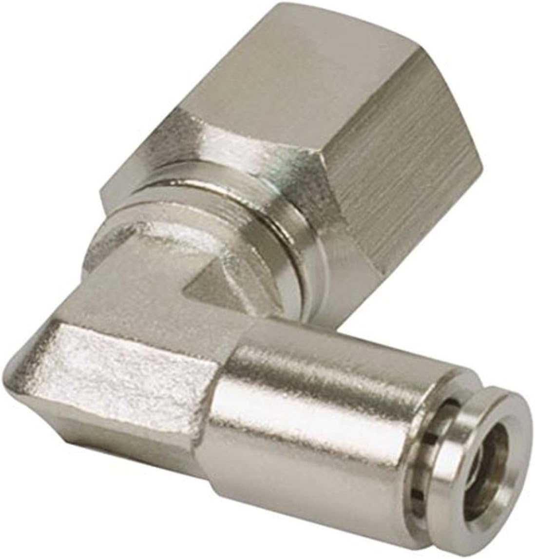 1/4" Npt(F) To 1/4" Airline 90° Swivel Elbow Fitting (2 Pcs) Dot Approved
