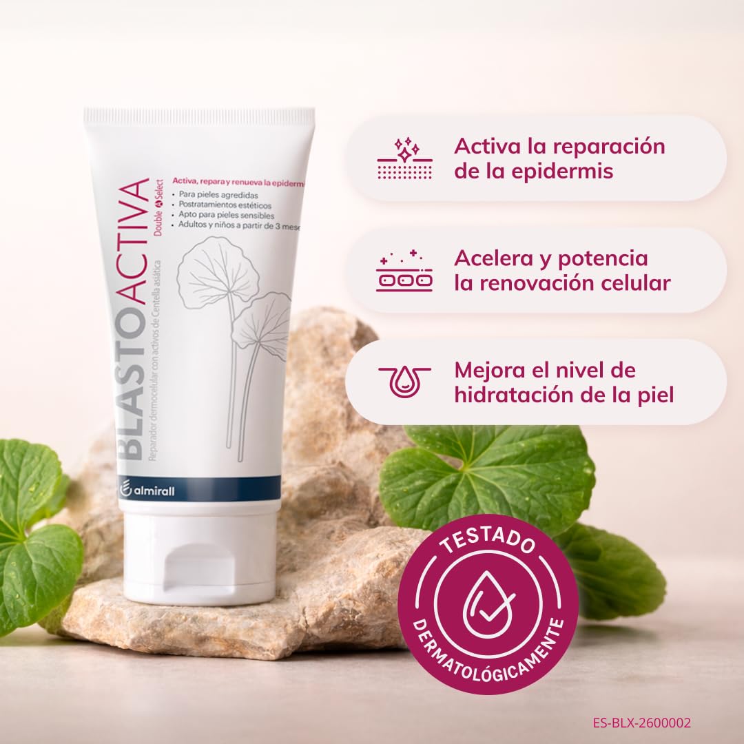 Crema Reparadora con Centella Asiática, Cicatriza, Restaura y Protege la Piel Sensible o Agredida, Calma Irritación y Enrojecimiento, Ideal Post-Tratamiento, Post-Depilación, 50ml