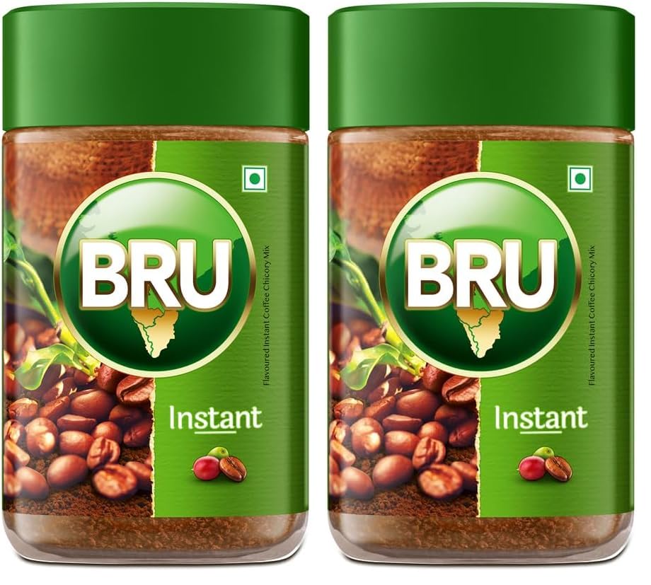 Image of Bru Instant | Aromatic Coffee From South Indian Plantations | Premium Blend of Robusta & Arabica Beans For a Rich Coffee Experience | 150g (Pack of 2)