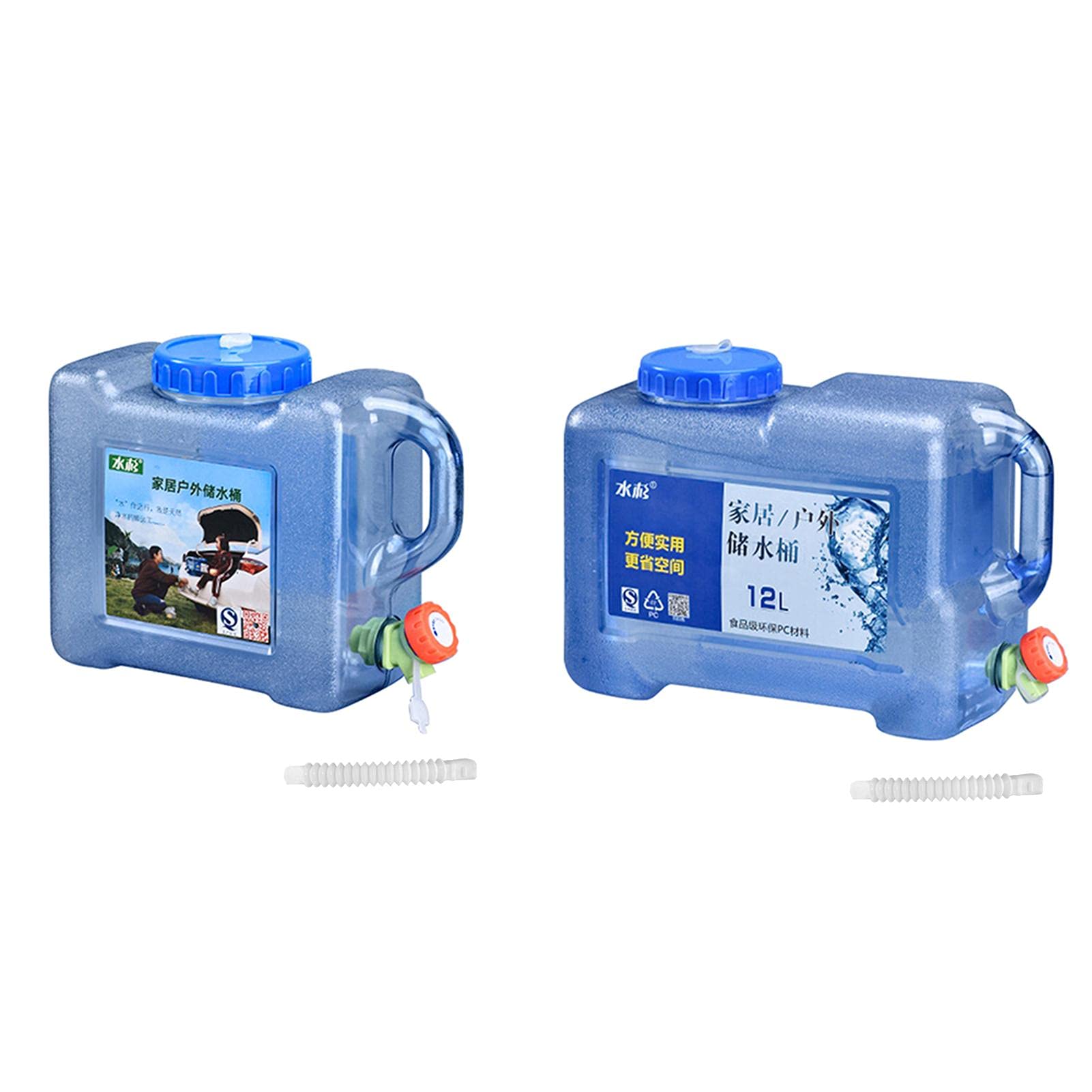 RÉCIPIENT D'EAU DE 12 L avec réservoir d'eau à robinet pour voitures