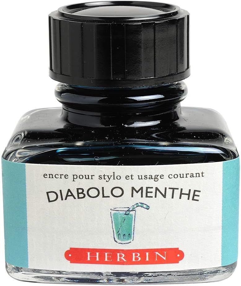 Encre Herbin 13013T Bleu Pervenche 30ml - Encre Pour Stylo-Plume Et Roller De Qualité Supérieure