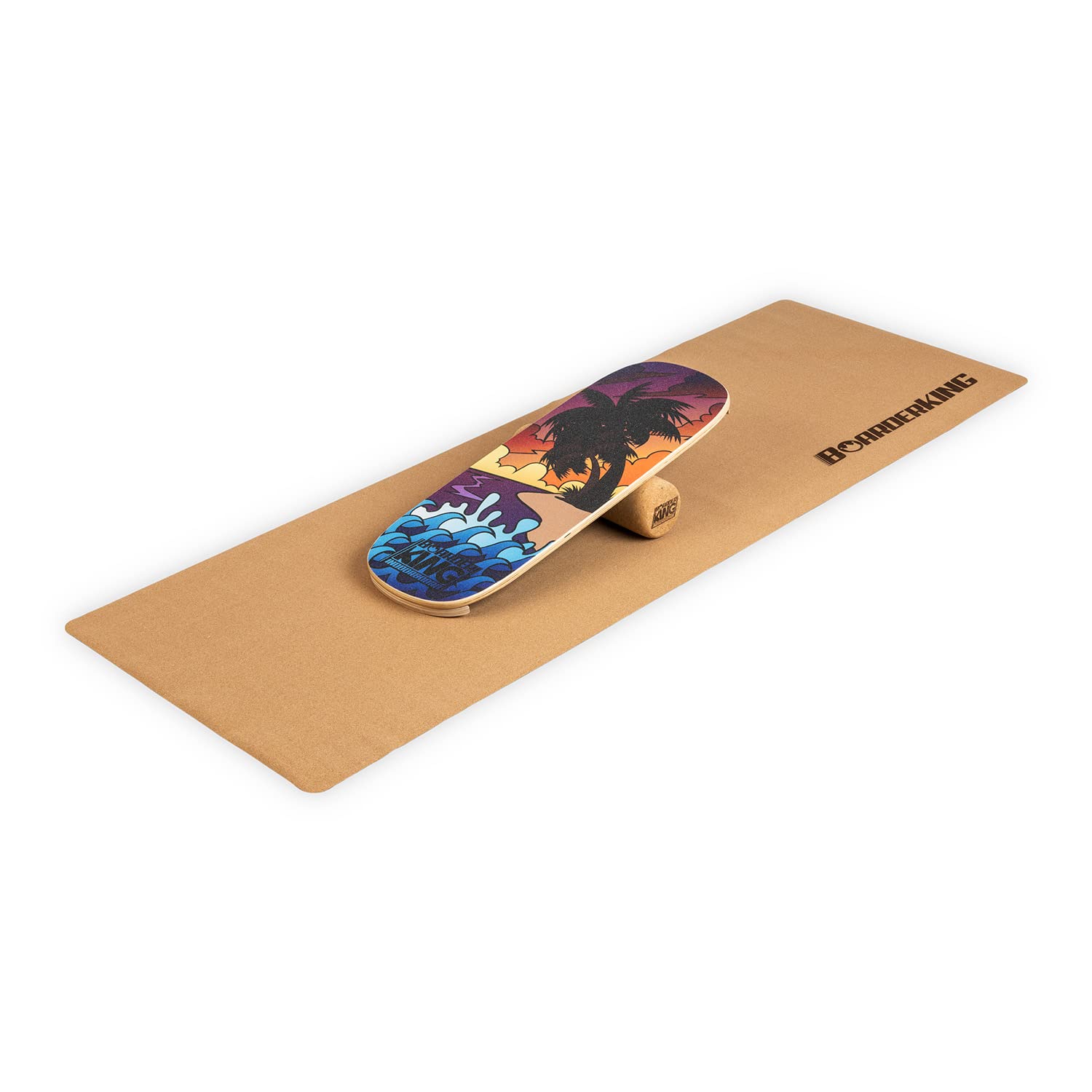 BoarderKING - Tabla de skate para interior (tabla de equilibrio)