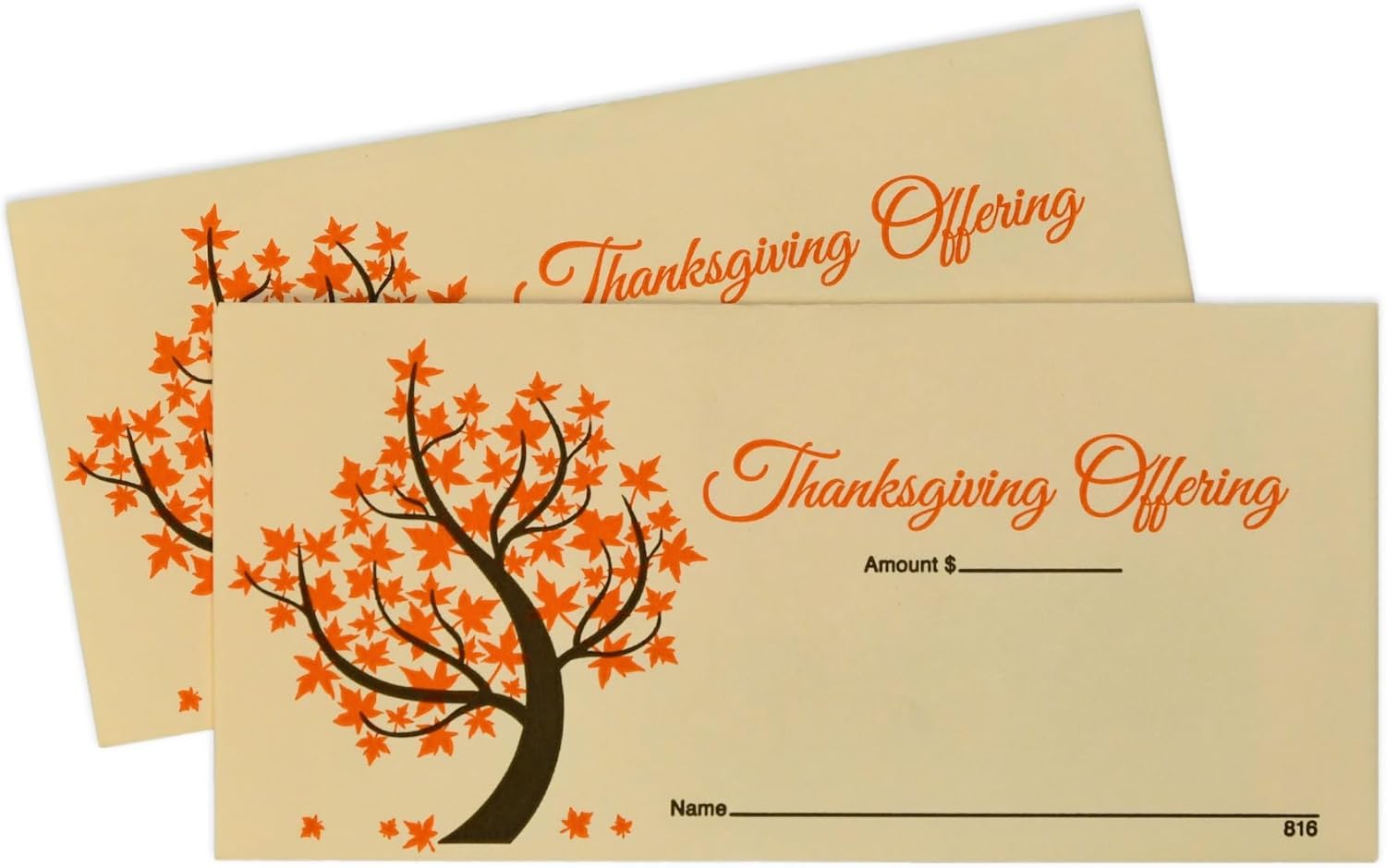 Thanksgiving Offering Envelopes for Church (500)
