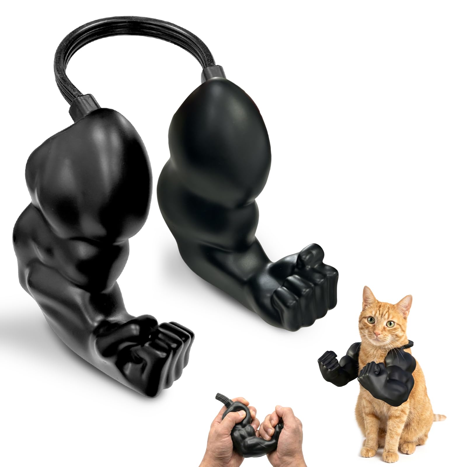 Cat Muscle Arms, Funny Pet Props for Interactive Play, Pet Muscle Arms Cosplay Accessories, for Cat Birthday Party Supplies & Photo Booth Decoration
