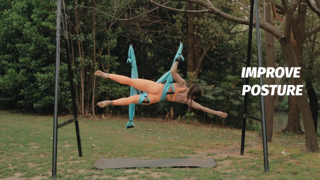 Yoga aérien Swing Set Yoga Hamac antigravité plafond suspendu Yoga Sling - Accessoire fitness
