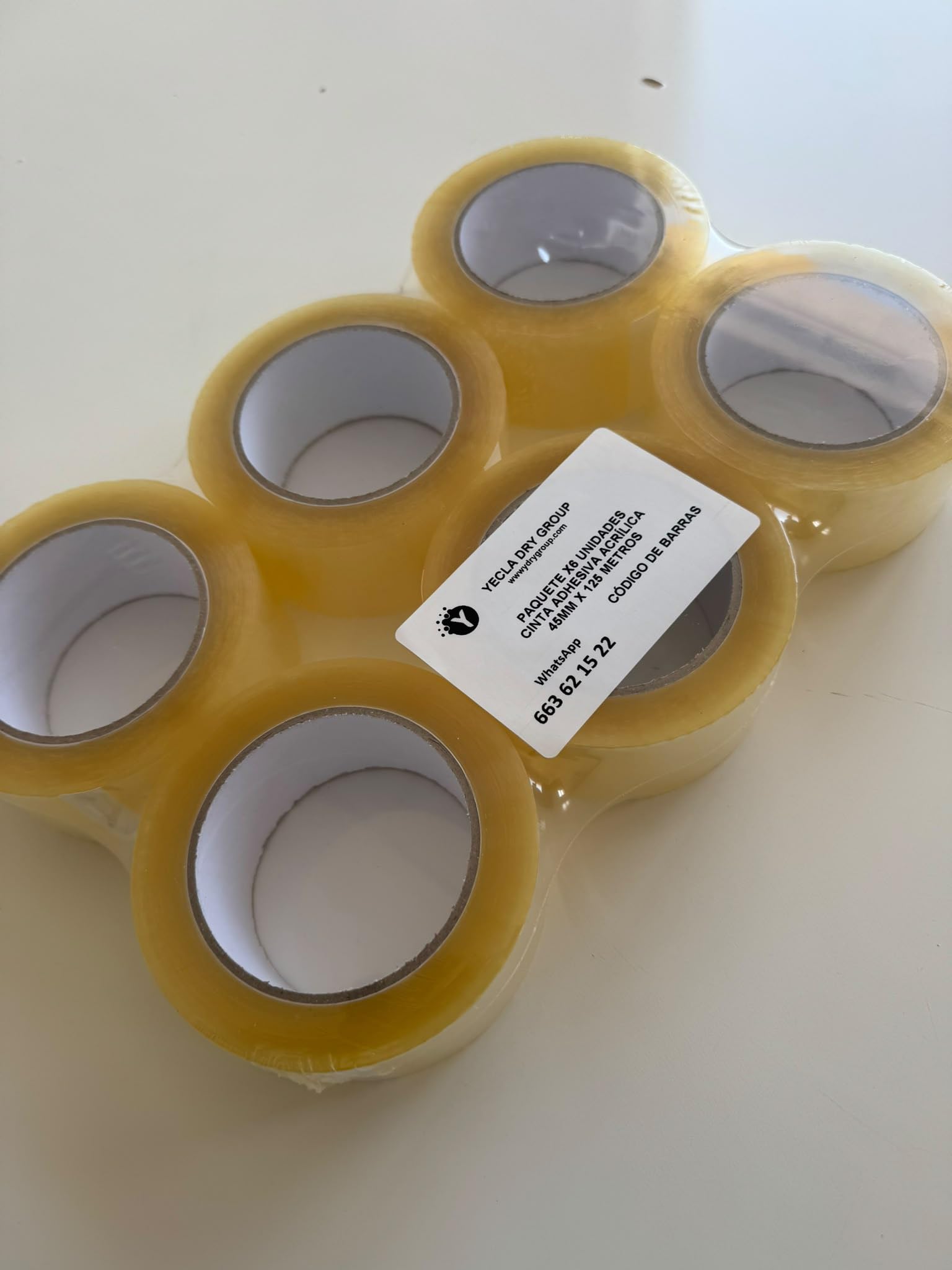 Cinta adhesiva - embalar Transparente 48 mm x 125 m | 36 unidades Total