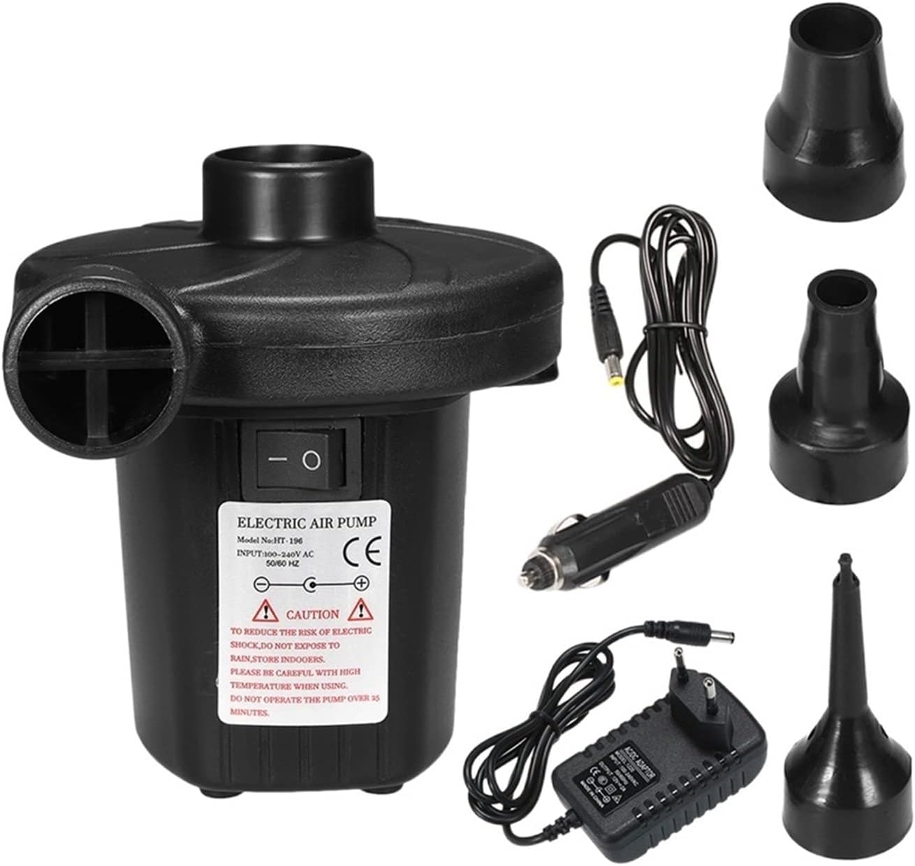 Submersible Sump Pump Portable Quick Air Bed Air Pump Electric Air Mattress Camping Pump Pad Swimming Pool Quick Air Inflator Transfer Pump