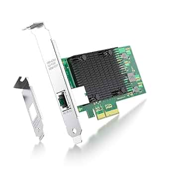 10Gtek Intel X550-T1コントローラー搭載 RJ45ポート Amazon.com: 10Gtek 10Gb PCI-E NIC Network Card, Single