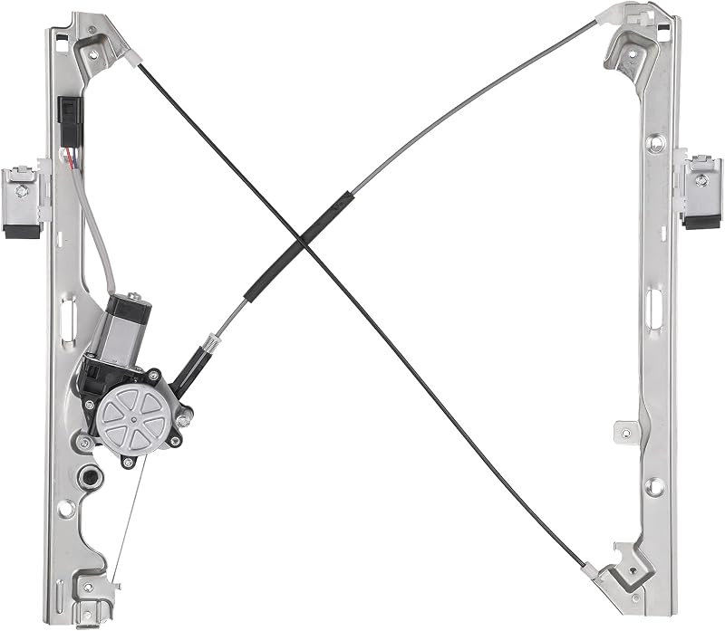 Máquina de vidro elétrica dianteira esquerda com motor Obaee 741-644 para Chevrolet, GMC e Cadillac – 1 unidade
