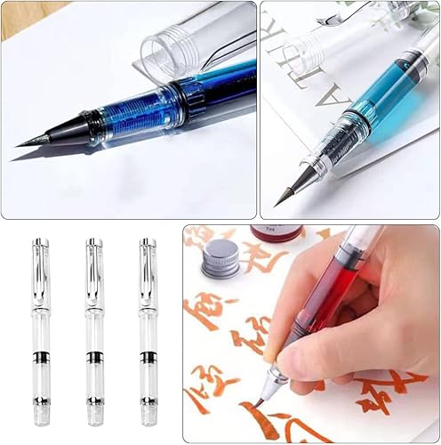 Miniatura 5 de NUOBESTY Plumas pluma de pincel de tinta pluma de caligrafía portátil Pluma de pincel: Tipo Pluma estilográfica Pluma de tinta recargable Pluma de
