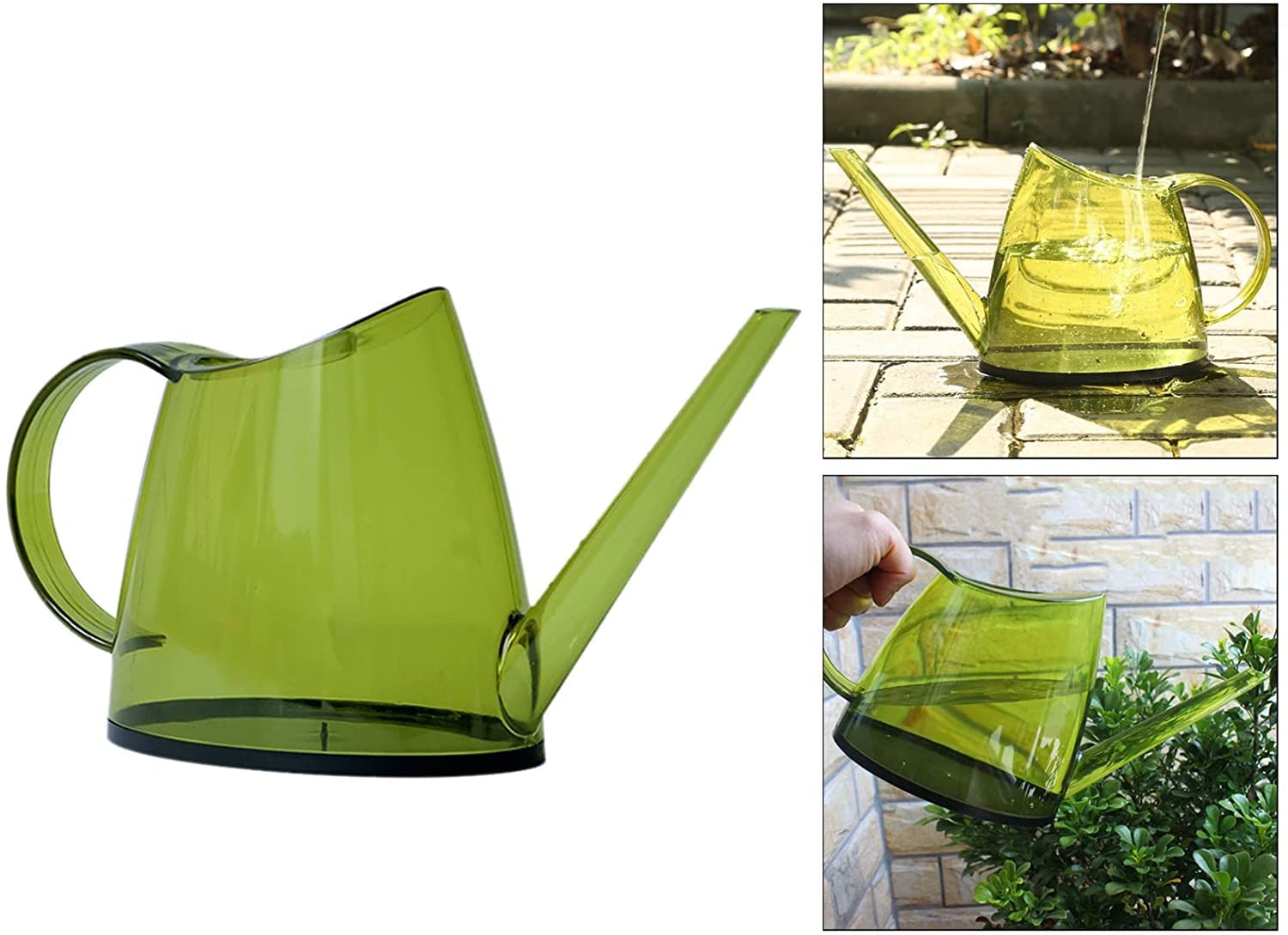 Gießkanne 1,5 L Kunststoff-Gießkanne Mit Langem Auslauf for Indoor Outdoor Garden Laubpflanzen Sukkulenten Bonsai Gartenarbeit