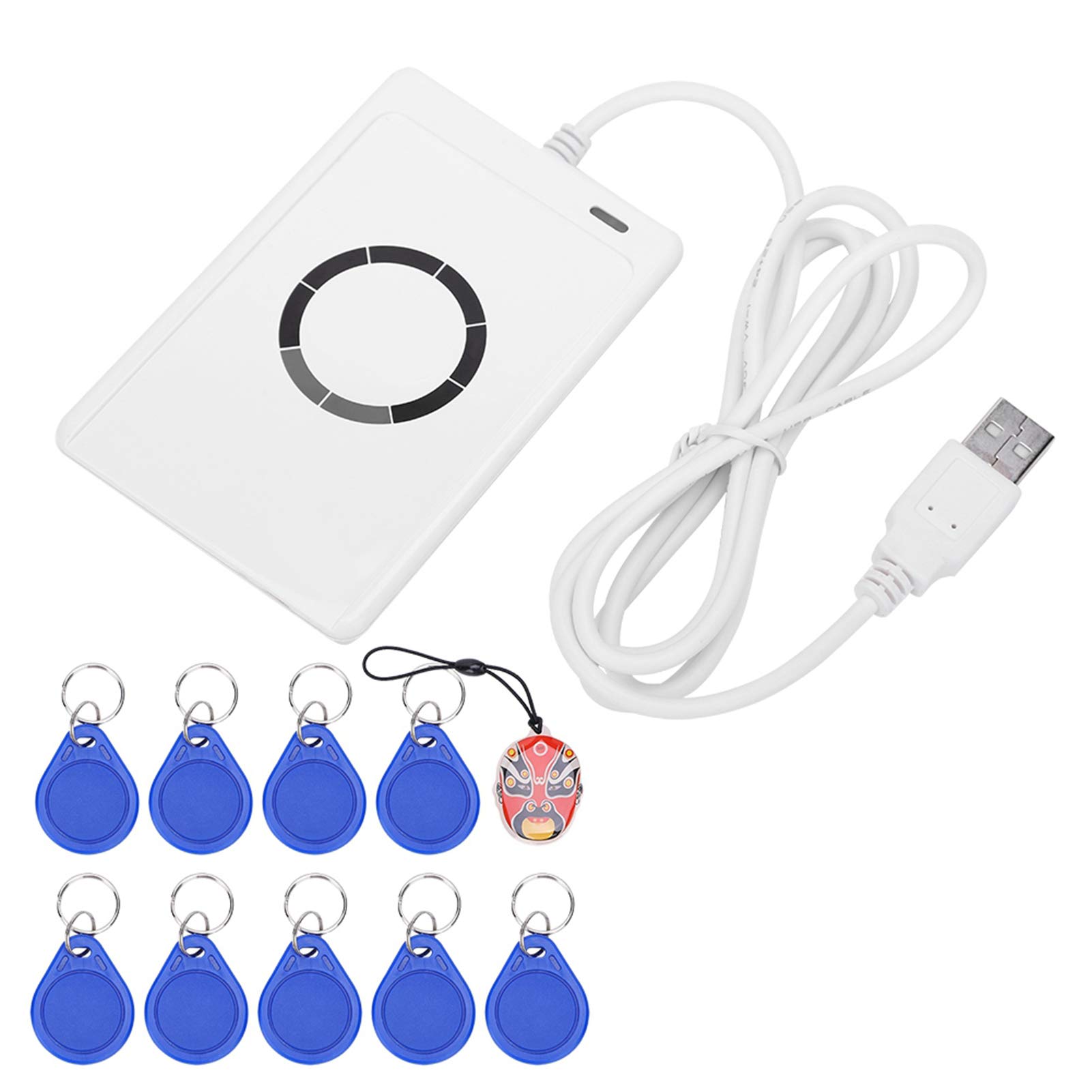 ACR122U NFC-Kartenleser, kontaktloser RFID-IC-Kartenschreiber, tragbares USB-Kopierwerkzeug, 13,56 MHz, für Zugangskontrollzahlungen