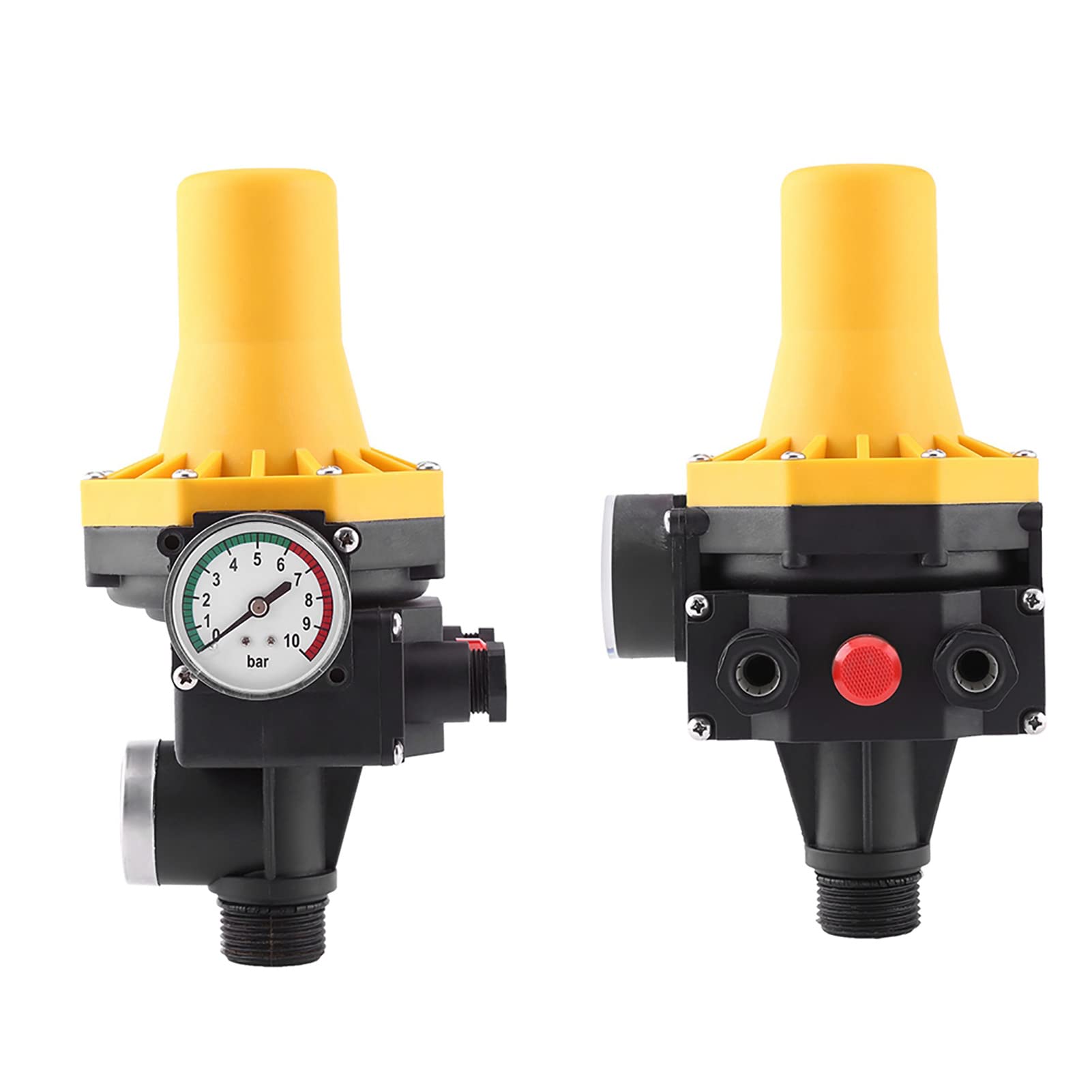 Controlador de Presión de la Bomba Controlador Bomba Agua Electrónica con Medidor Presión para el Jardín la Casa 220V