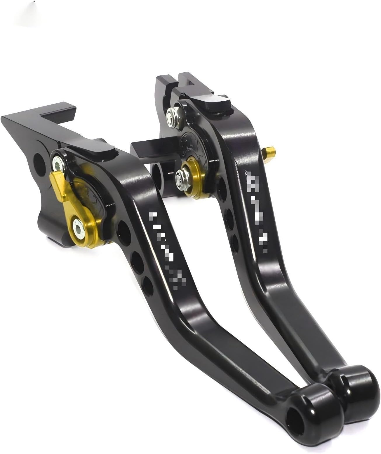 Brake Lever For Z800/Z800 E Version 2013-2016 3D Short Clutch Brake Lever Adjustable Handle Levers(Black-F)