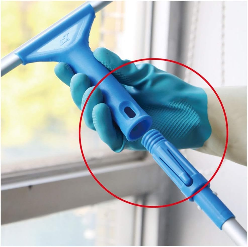 Shower Squeegees, Rubber Glass Wiper Blades Mini Stainless Steel Window Cleaning Combo (Color : Brush head 35cm)