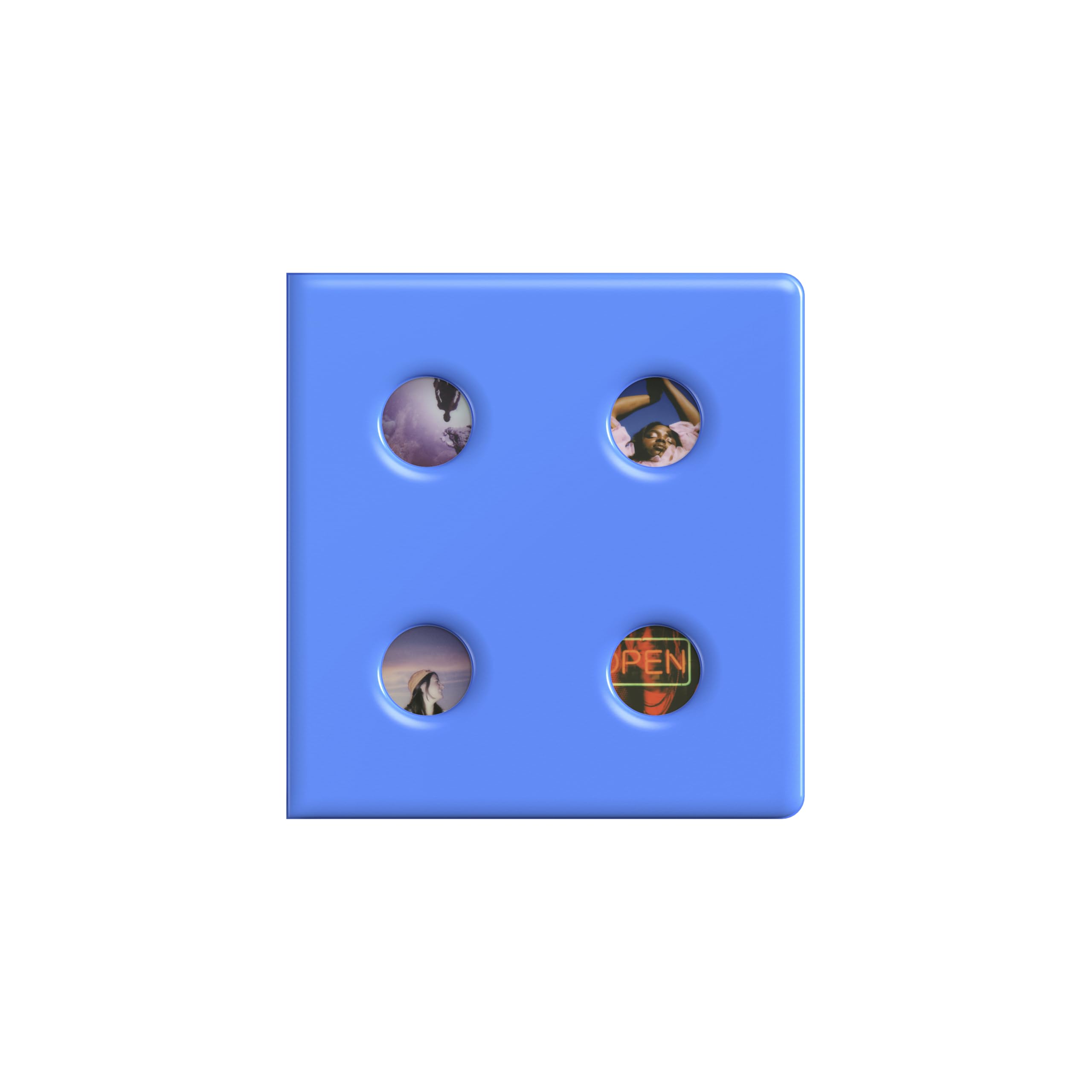 Polaroid Go Large Puffy Photo Album - Blue (6380)
