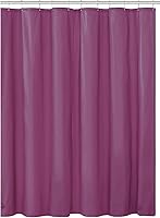 Vista 9 de Dependable Industries inc. Essentials Forro magnetizado de cortina de ducha para baño con ojales de metal, impermeable (rojo)