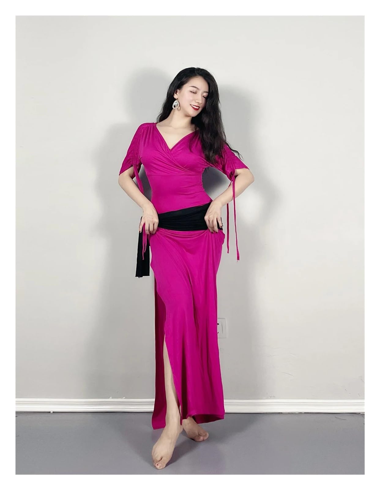Bauchtanz-Kostüm-Outfit Caderin-Tänzerin for Frauen Indische Erwachsene Professionelle Orientale Femme Röcke Kleid