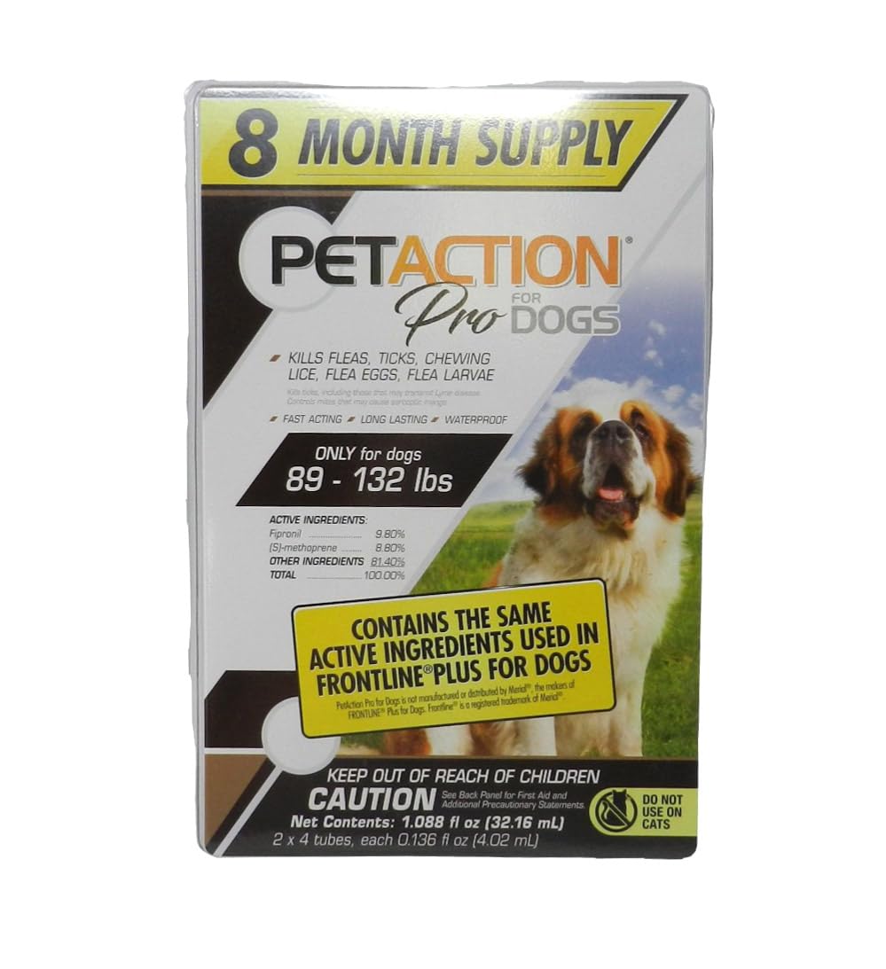 Plus for Dogs, 8 Doses - 88 to 132 lbs.