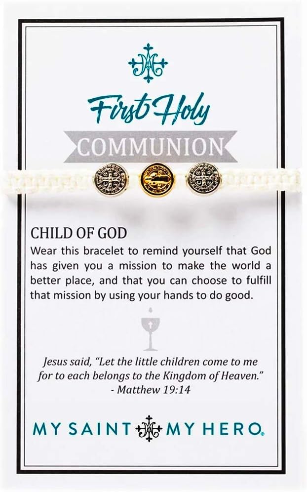 My Saint My Hero Communion Hand-Woven Bracelets