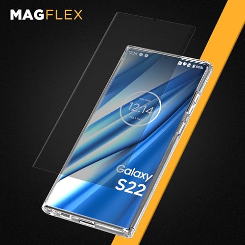 Miniatura 6 de MagFlex - Protector de pantalla para Samsung Galaxy S22 Ultra mate (compatible con sensor de huellas dactilares) antirreflejos, flexible, a prueba