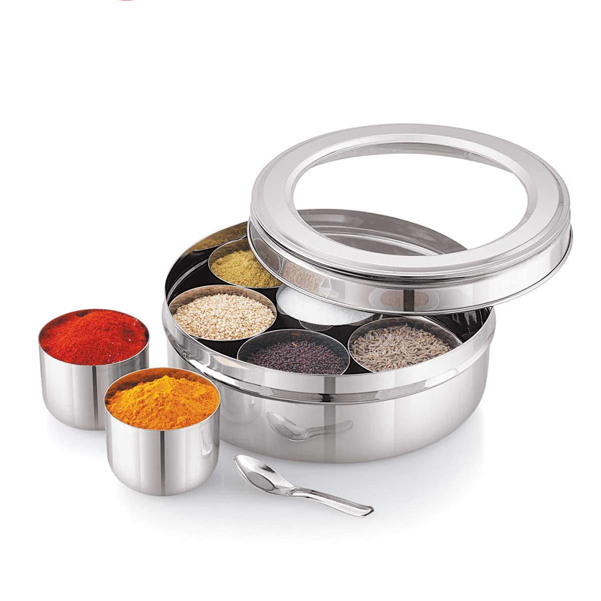 Buy Mother's Day Gifts Stainless Steel Indian spice box, Indian Masala