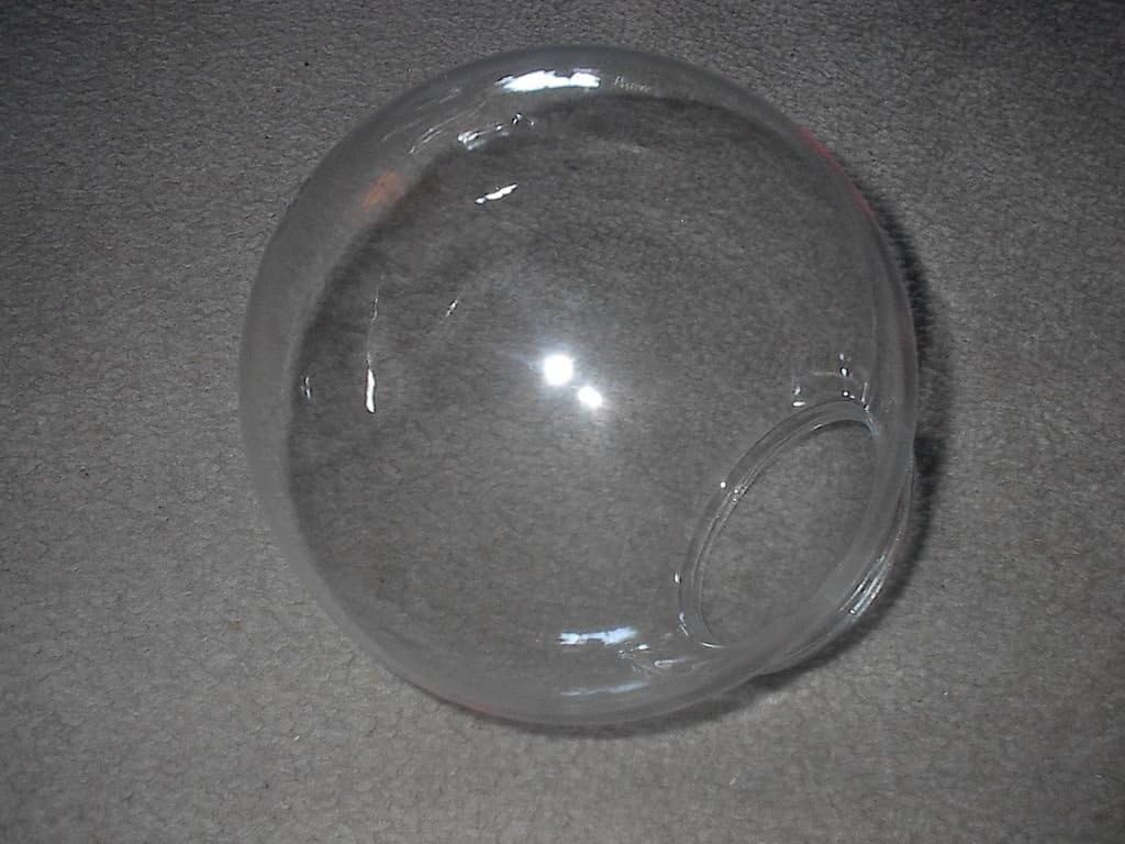 16 Inch Clear Acrylic Globes with 5.7 Inch Twist Lock Neck