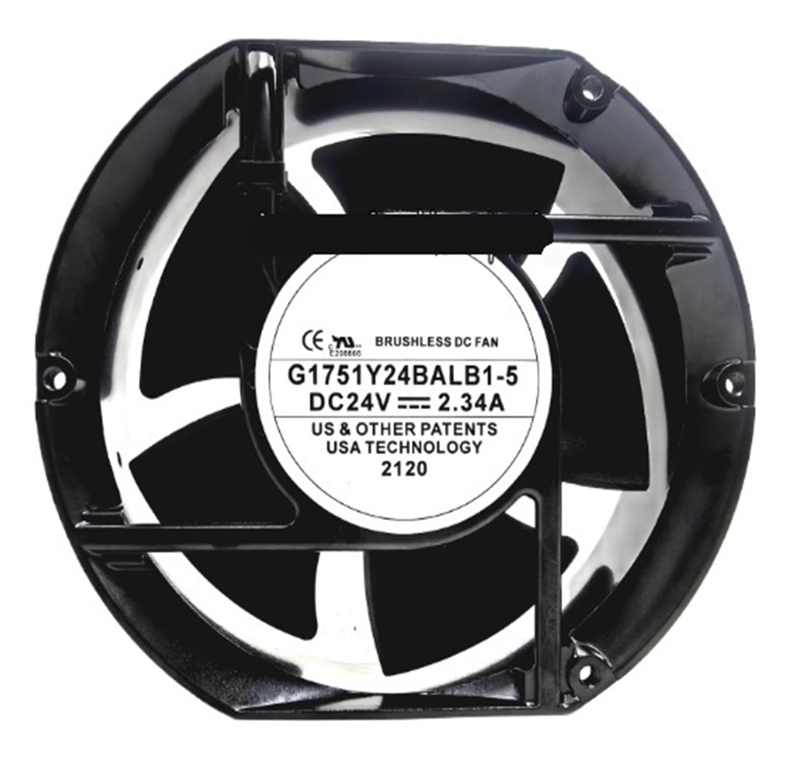 LZIKKGKI G1751Y24BALB1-5 DC24V 2.34A Cooling Fan