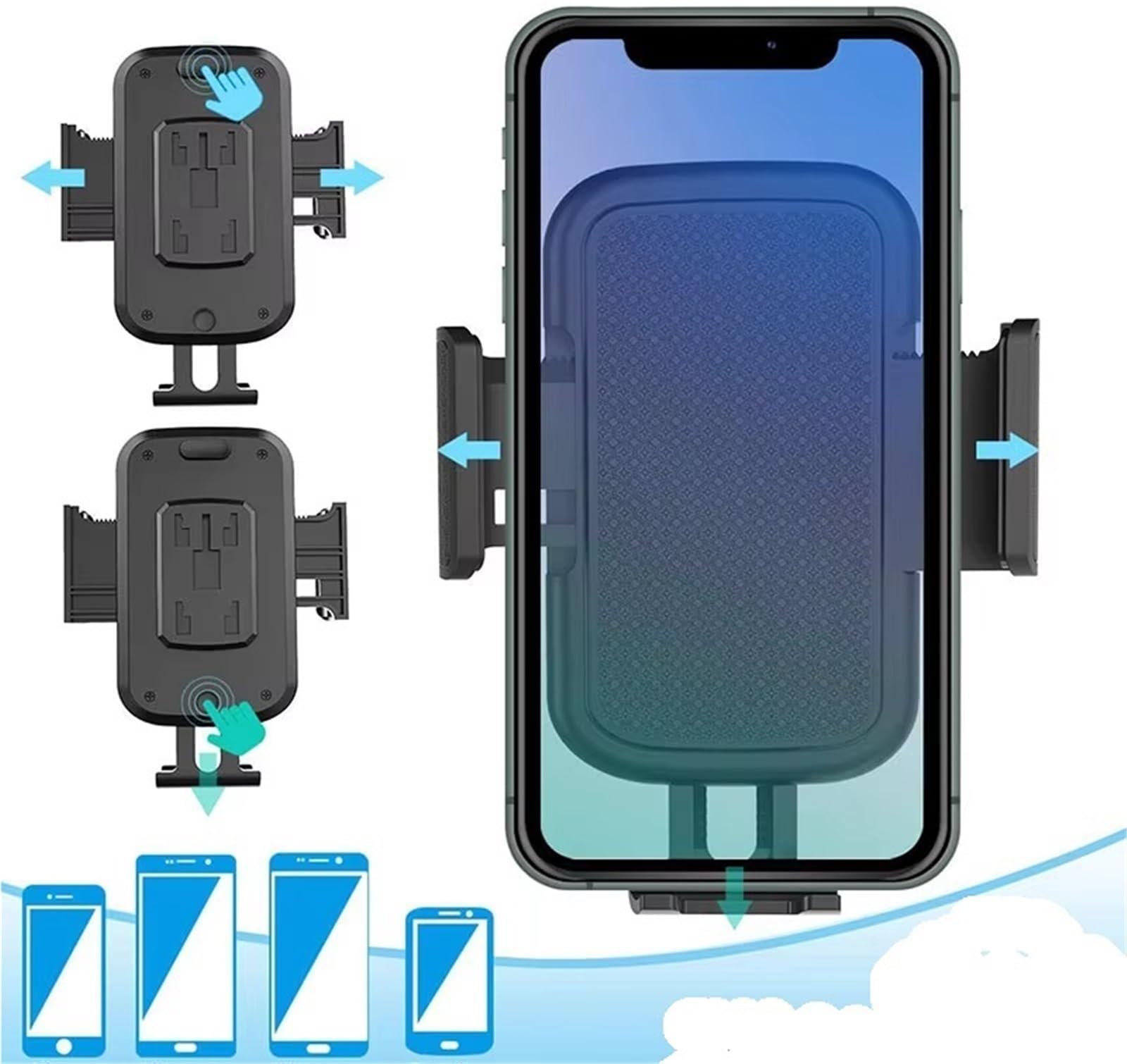 Per Huawei Supporto Universale Per Telefono Auto Supporto Cellulare Regolabile Tazza Presa D'aria Culla Per Telefono Porta Cellulare Auto(Only for phone)