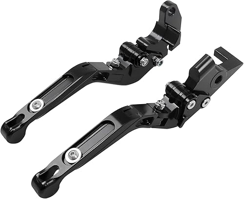 Miniatura 2 de WORLDMOTOP Juego de manetas de embrague de freno de repuesto ajustable para Yamaha FZ-07 MT-07 FZ-09 MT-09 SR 2014 2015 2016 2017 2018 2019 FZ-10