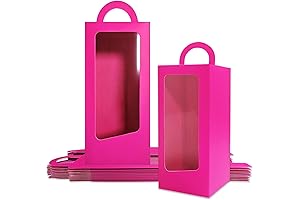 Barbie Gift Box - 90s Pastel Pink Favor Party Treat Boxes for Girls