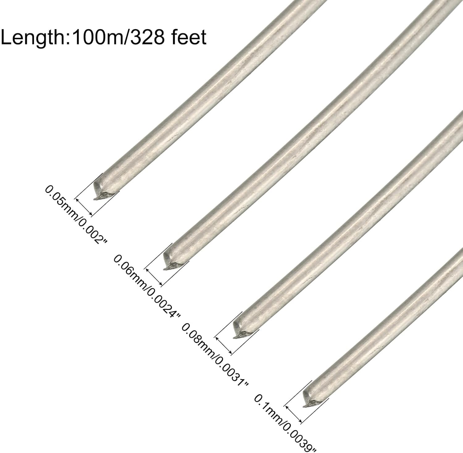 SCHOFIC Molybdenum Wire Gold 0.06MM 100M/329ft for LCD Glass Separate (0.06MM, PACK OF 1) — Amazon image 3