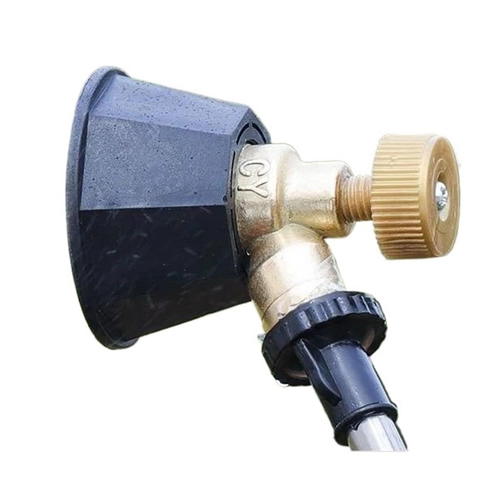 WBTAJZHY Black Whirlwind Irrigation Sprayer Nozzle High Pressure Adjustable Fine Atomization Universal Spraying