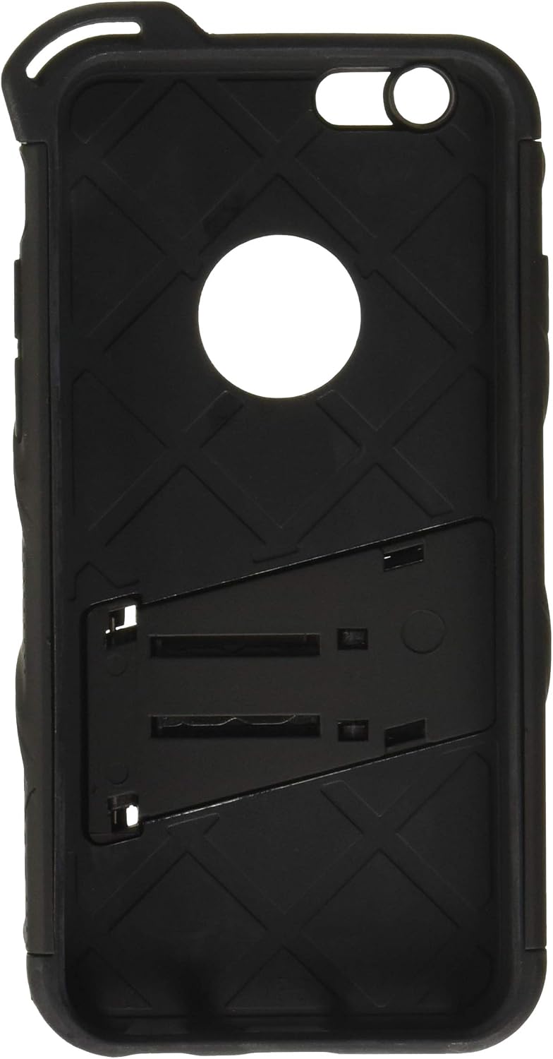 ZIZO Bolt Series iPhone 6S Case Military Grade Grop Tested with Tempered Glass Screen Protector Holster iPhone 6 Case Black