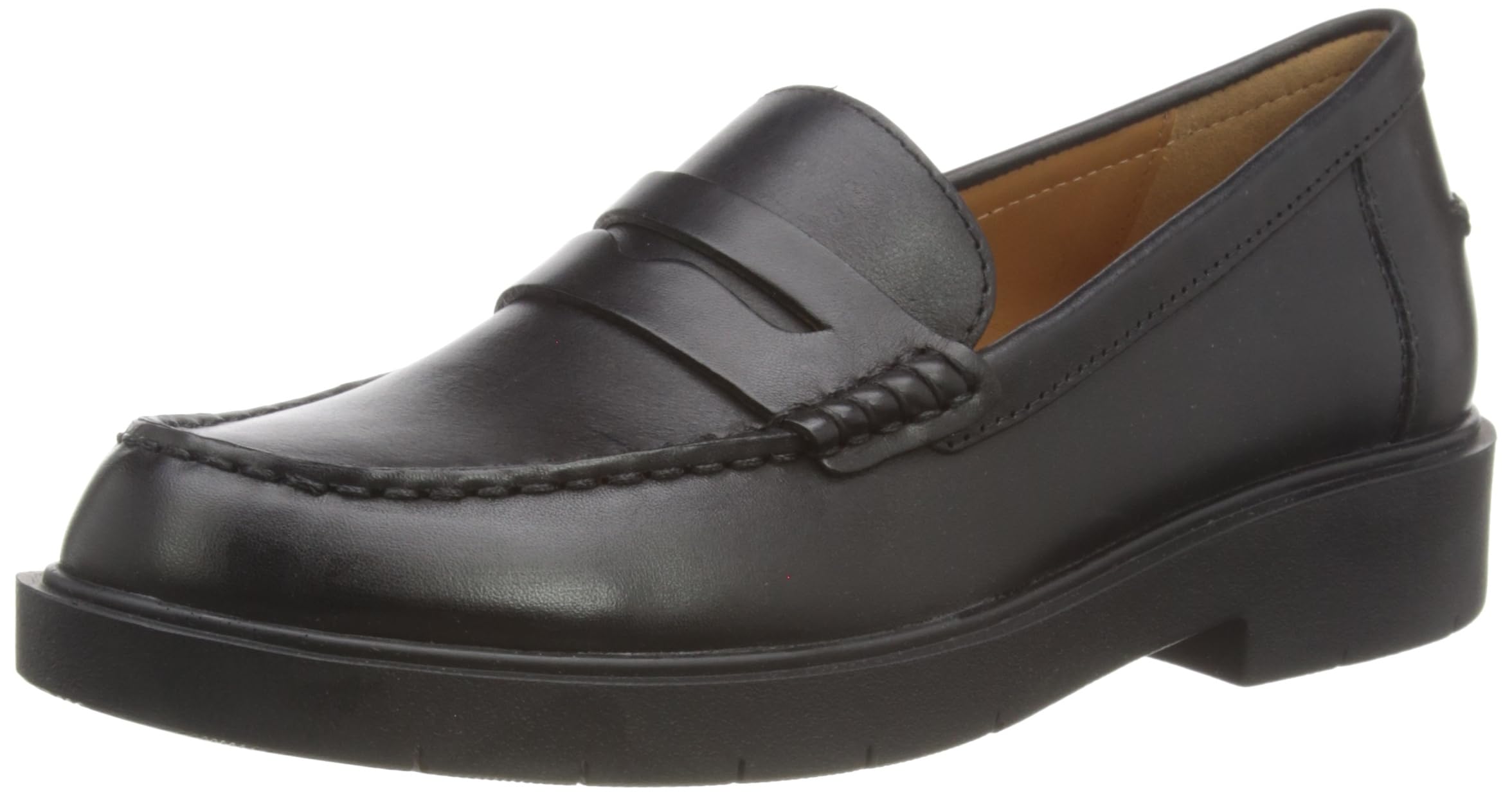 Geox Spherica Ec1 Loafers In Breathable Leather Women's Black Size 41 (7)