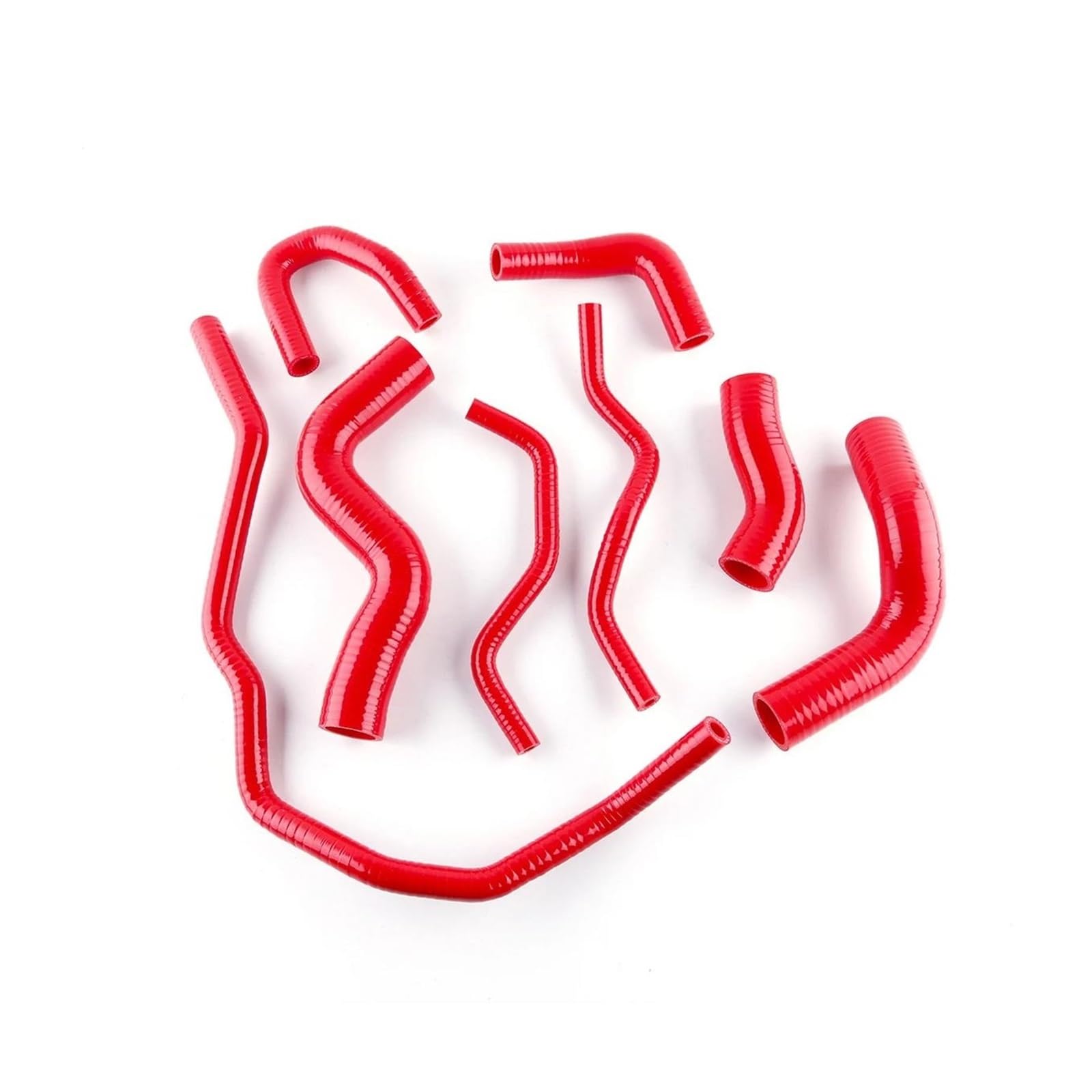 Manguito Turbo Juego Mangueras Refrigerante Radiador Silicona Turbo Para A3 8P1 S3 2.0 TFSi(Red)