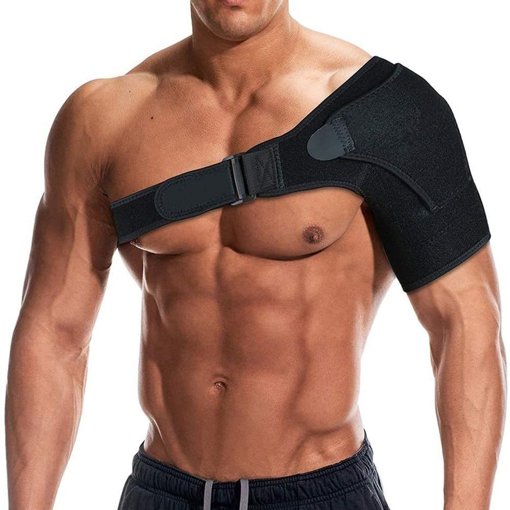 Shoulder Brace for Men Women - Adjustable Compression Support for Rotator Cuff Arthritis Pain Relief Shoulder Injury Stabilizer
