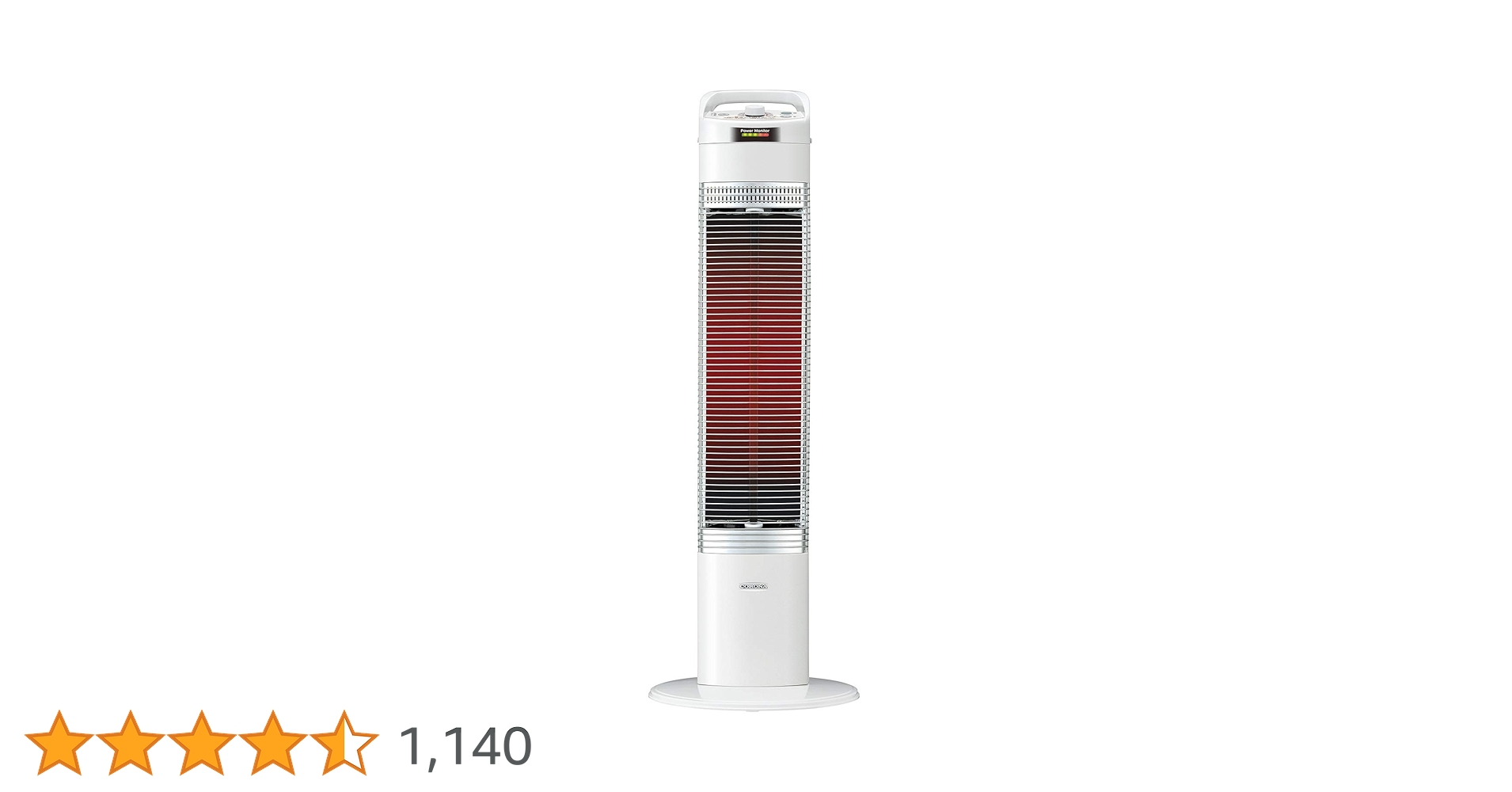 コロナ 遠赤外線 電気ストーブ DH-919R （W） コアヒートスリムコロナ Amazon | CORONA(コロナ) 遠赤外線電気ストーブ 【日本生産】 速暖